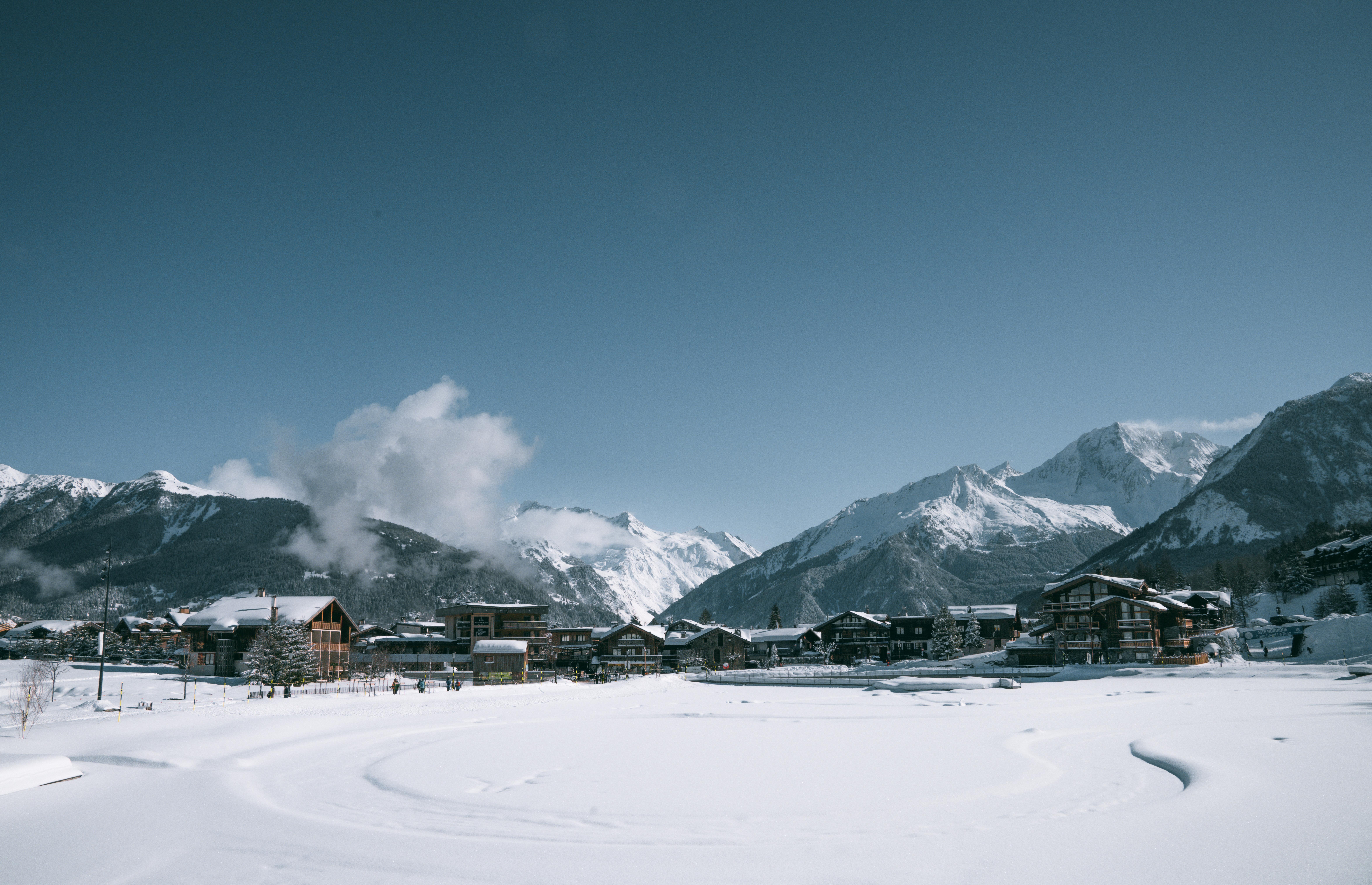 Hotel Les Peupliers Courchevel Esterno foto