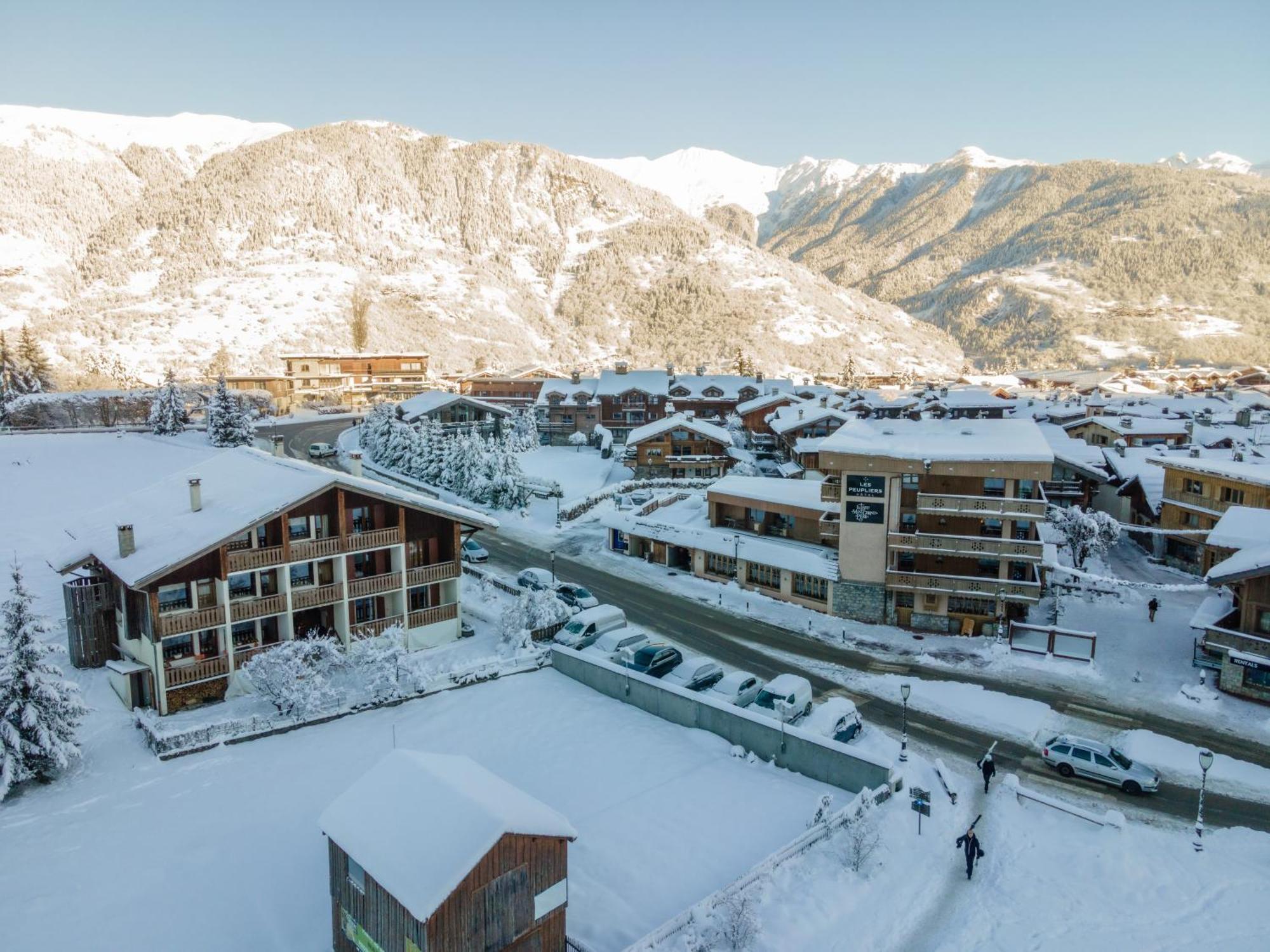 Hotel Les Peupliers Courchevel Esterno foto