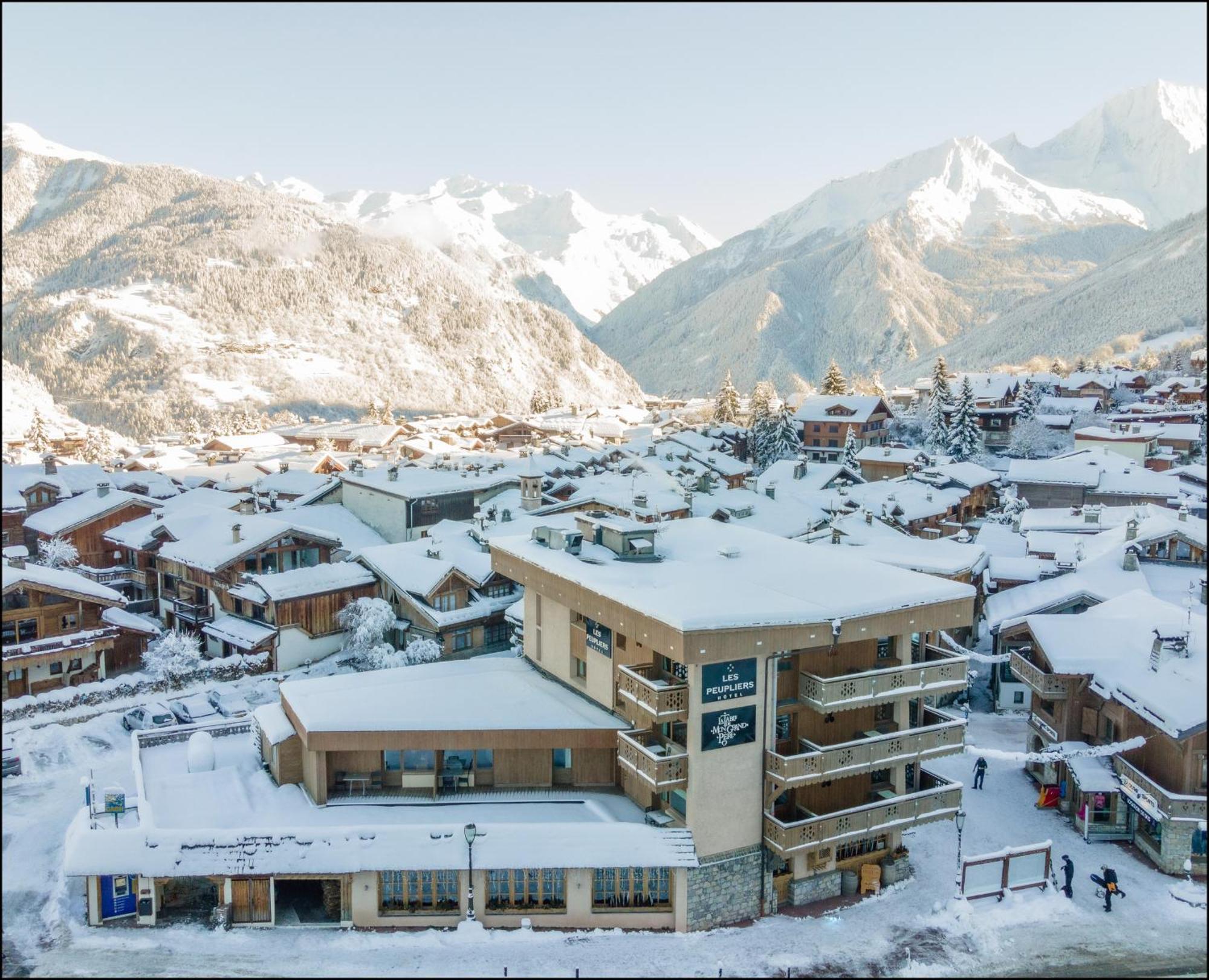 Hotel Les Peupliers Courchevel Esterno foto